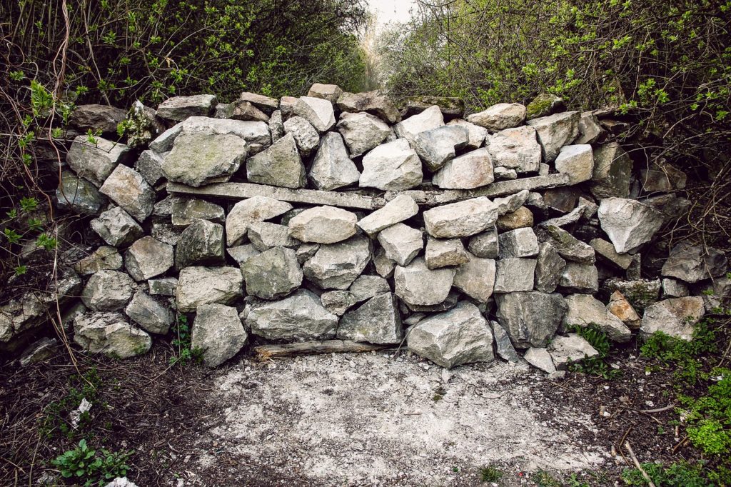 Resilience is recognising that the obstacle is the way, just like this image with rocks blocking the path